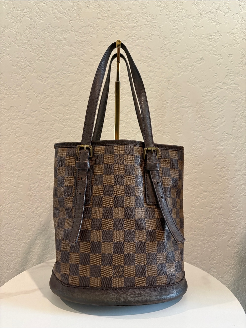 Louis Vuitton Ebene Bucket Tote Bag